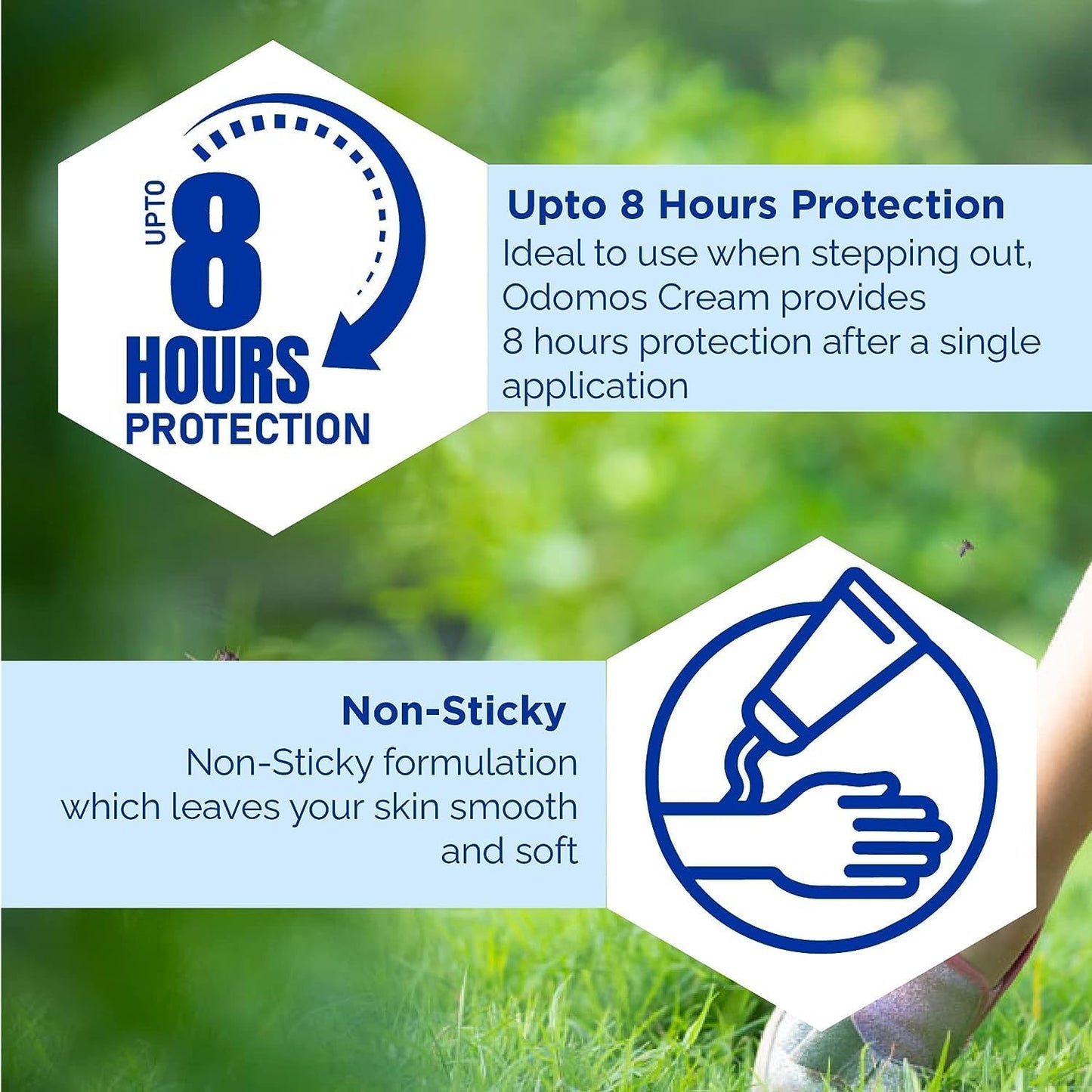 Odomos Mosquito Repellent Cream - 50g (Pack of 2)