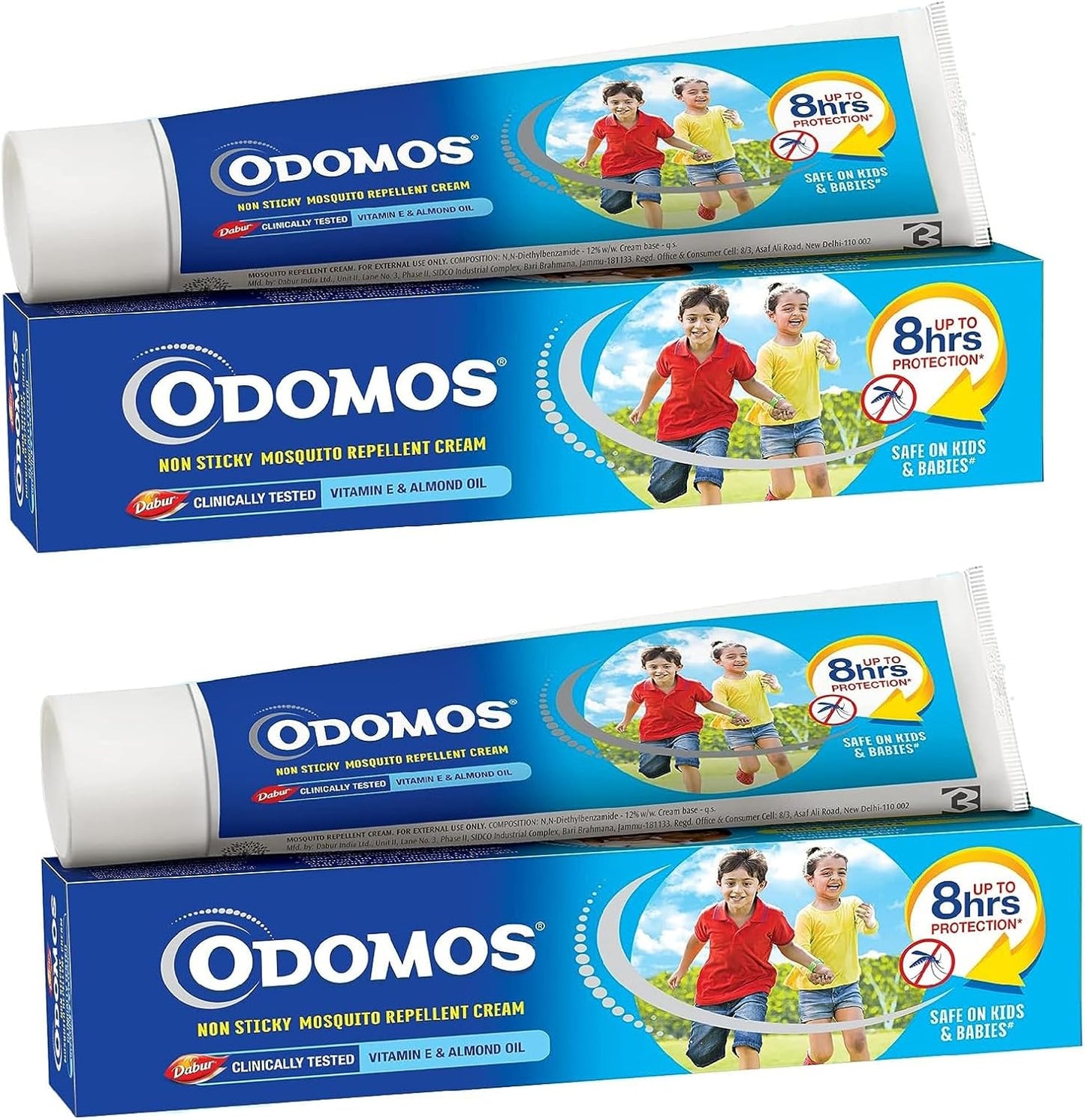 Odomos Mosquito Repellent Cream - 100g (Pack of 2)