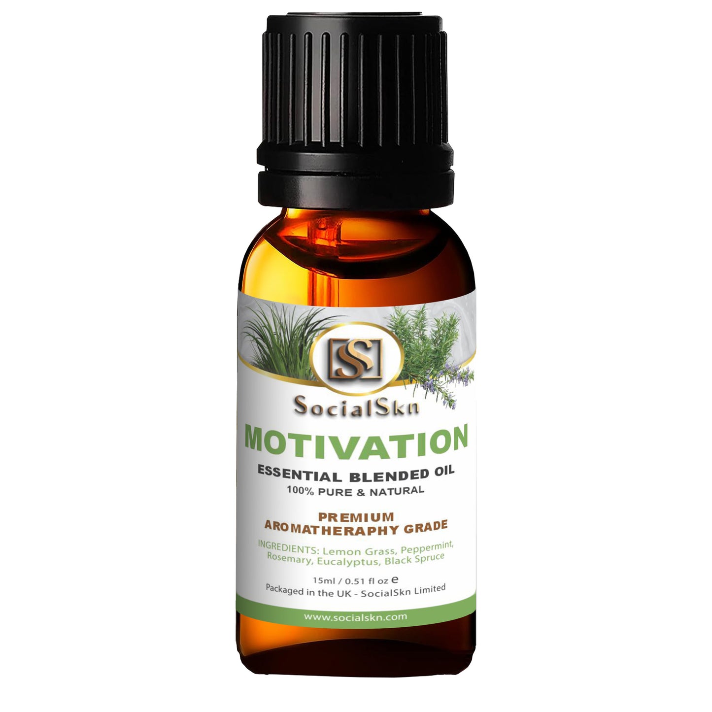 Motivating Essential Oil Blends | Motivating Oil Blends | SocialSkn