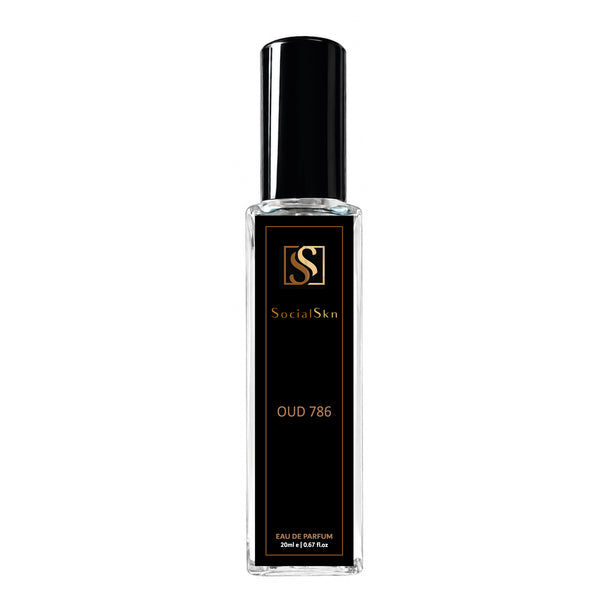 Socialskn OUD 786 EDP 20ml Inspired by Penhaligon’s Halfeti, a spicy woody warm oud long-lasting unisex luxury perfume