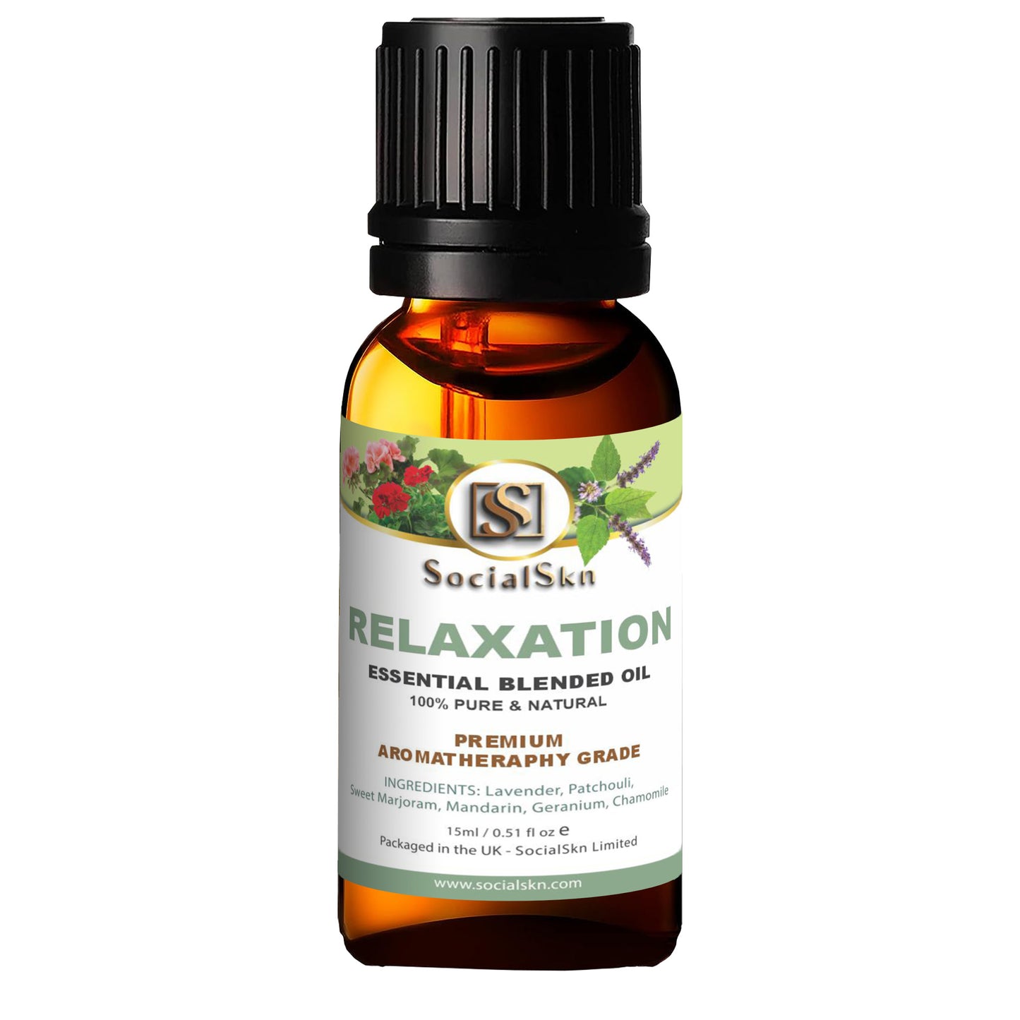 Relaxation Blend Essential Oils | Relaxation Blend Oils | SocialSkn