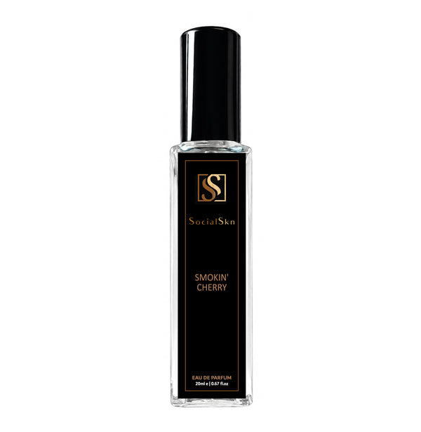 Socialskn SMOKIN’ CHERRY EDP 20ml Inspired by Tom Ford Cherry Smoke is a smoky cherry leather woody long-lasting unisex luxury perfume