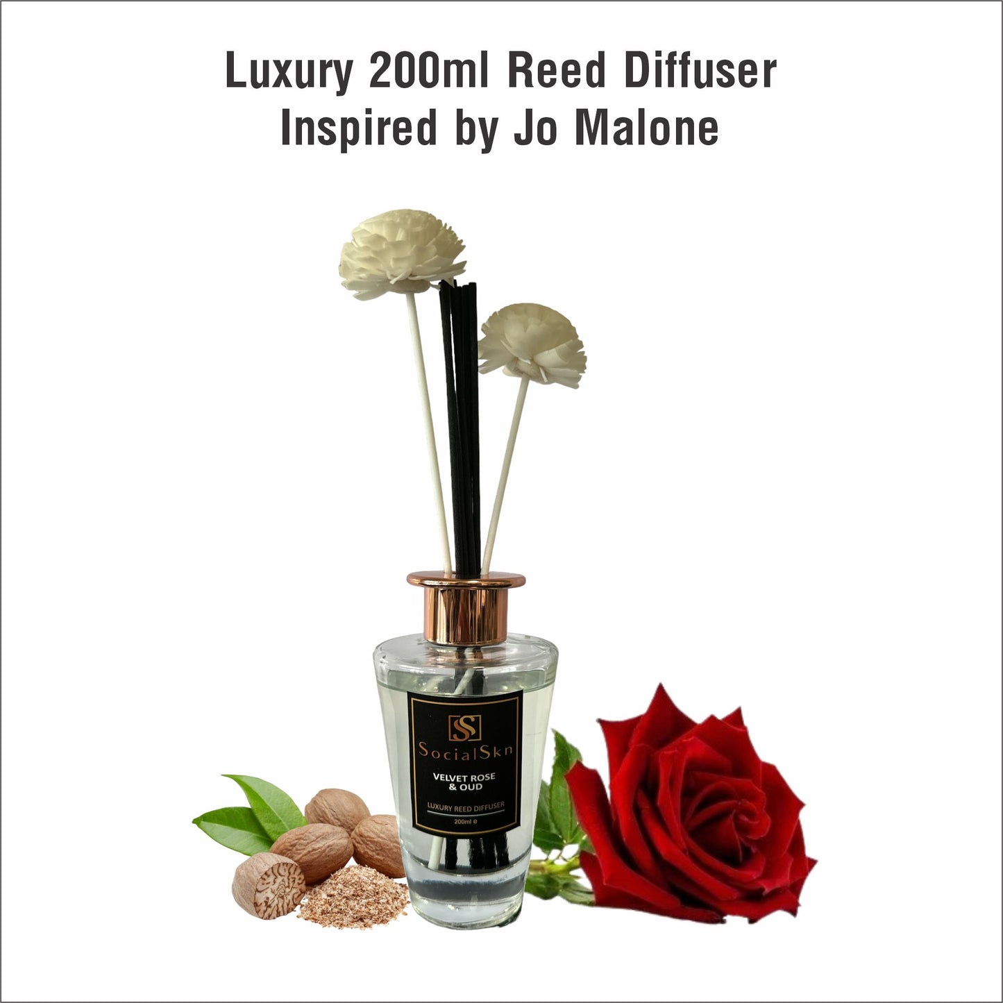 Velvet Rose & Oud - Inspired By Jo Malone Reed Diffuser