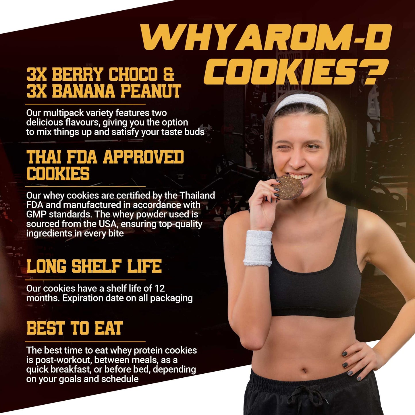 AROM-D (Whey Protein Oat Cookie Crunch)