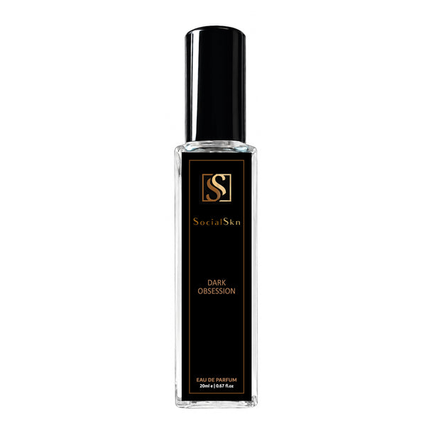 Socialskn DARK OBSESSION Eau De Parfum 20ml Inspired by JPG Le Male Elixir for Men, a warm sweet oriental fougere long-lasting fragrance