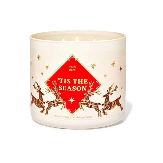 Tis The Season 3-Wick Candle 411g