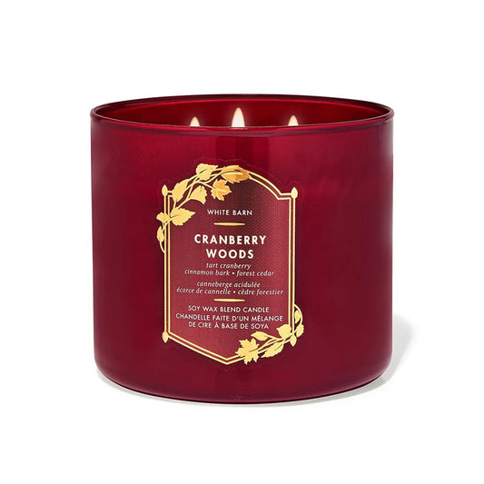 Cranberry Woods 3-Wick Candle 411g