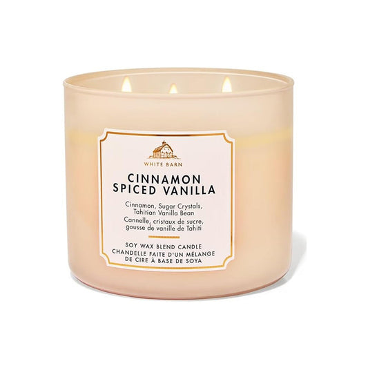 Cinnamon Spiced Vanilla 3-Wick Candle 411g
