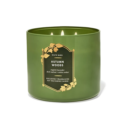 Autumn Woods 3-Wick Candle
