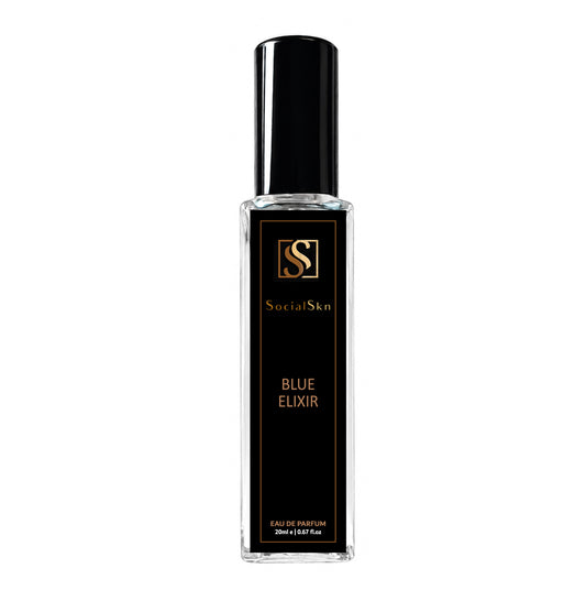 Socialskn BLUE ELIXIR Eau De Parfum 20ml Inspired by Dior Sauvage Elixir  for Men, a  spicy woody aromatic long-lasting luxury perfume