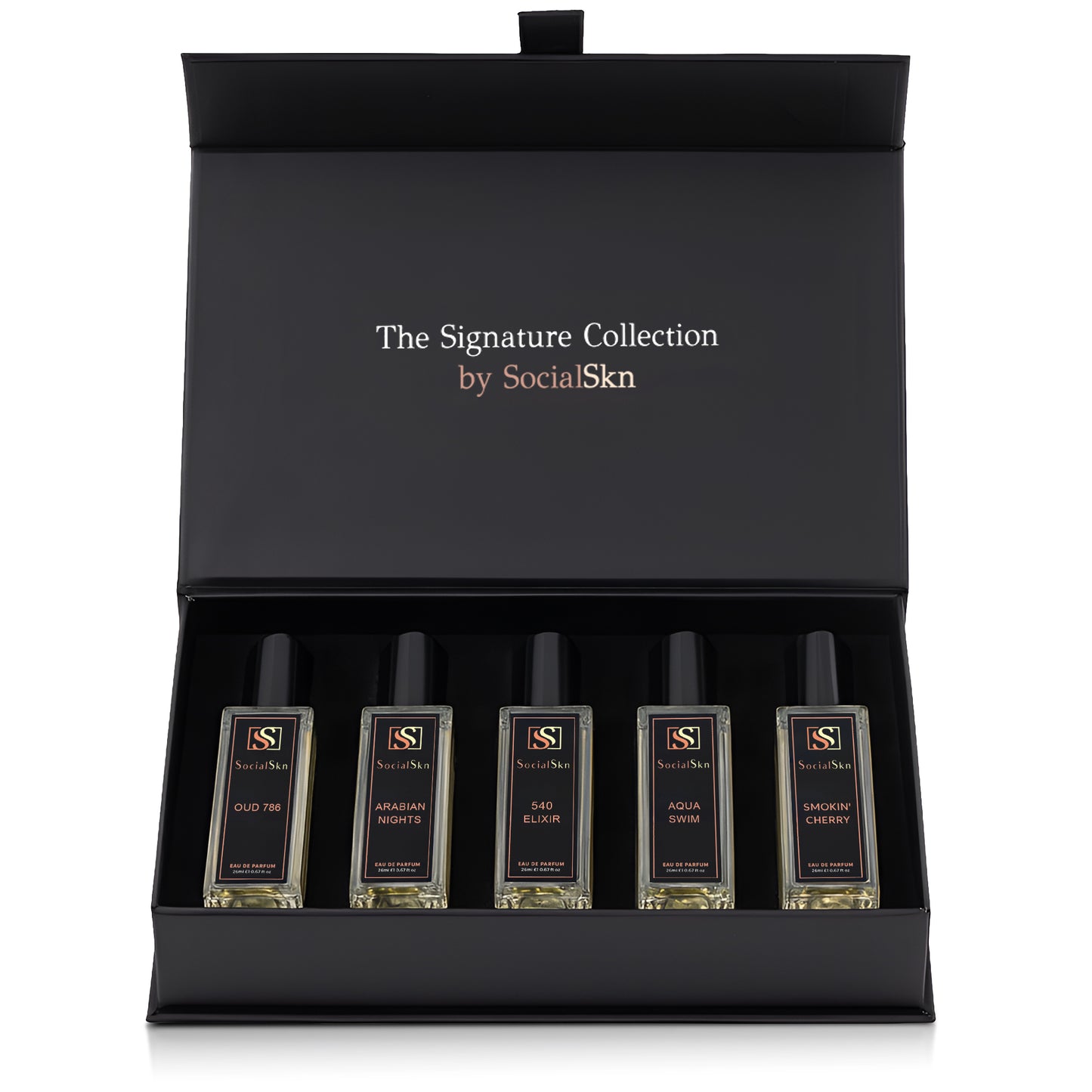 SocialSkn Signature Collection Luxury Unisex Perfume Gift Set (5x20ml) EDP