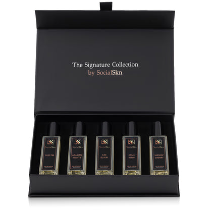 SocialSkn Signature Collection Luxury Unisex Perfume Gift Set (5x20ml) EDP