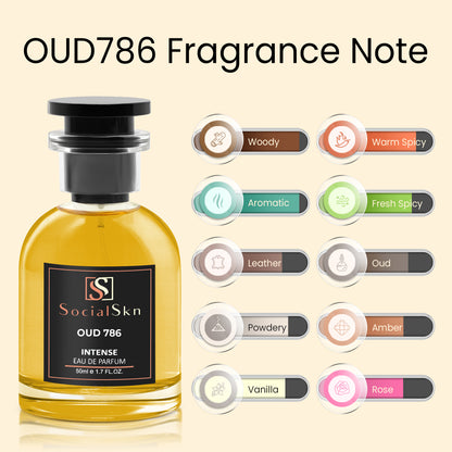 Oud 786 - Inspired by Penhaligon's Halfeti Intense Unisex Perfume