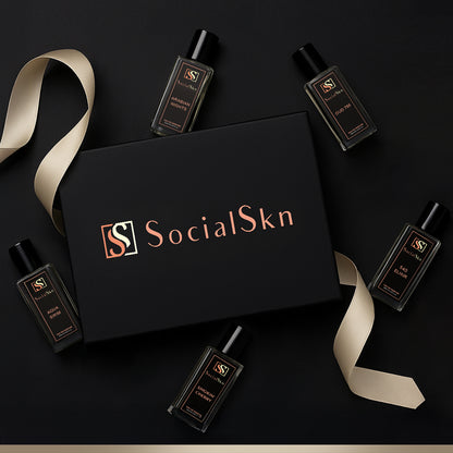 SocialSkn Signature Collection Luxury Unisex Perfume Gift Set (5x20ml) EDP