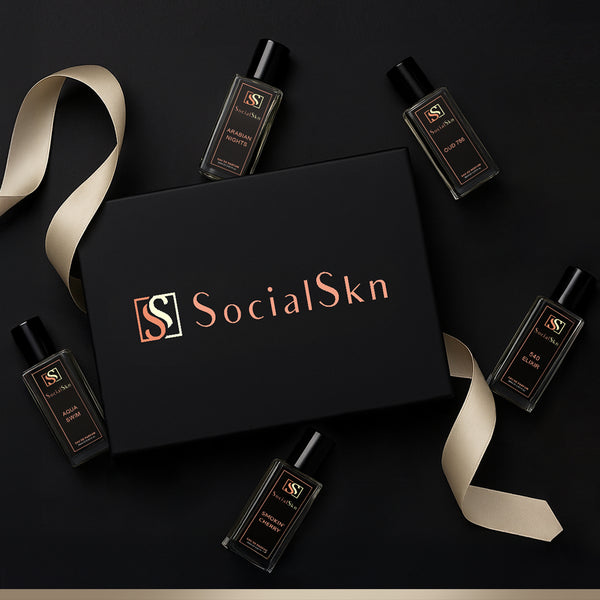 SocialSkn Signature Collection Luxury Unisex Perfume Gift Set (5x20ml) EDP