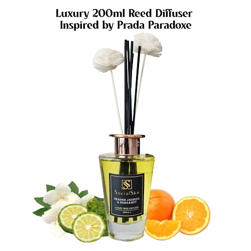 Orange Jasmine & Bergamot - Inspired by Prada Paradoxe Reed Diffuser