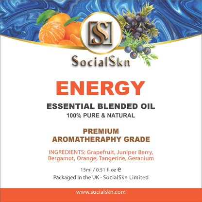 Essential Oil for Energy | Energy Oils Blend | SocialSkn