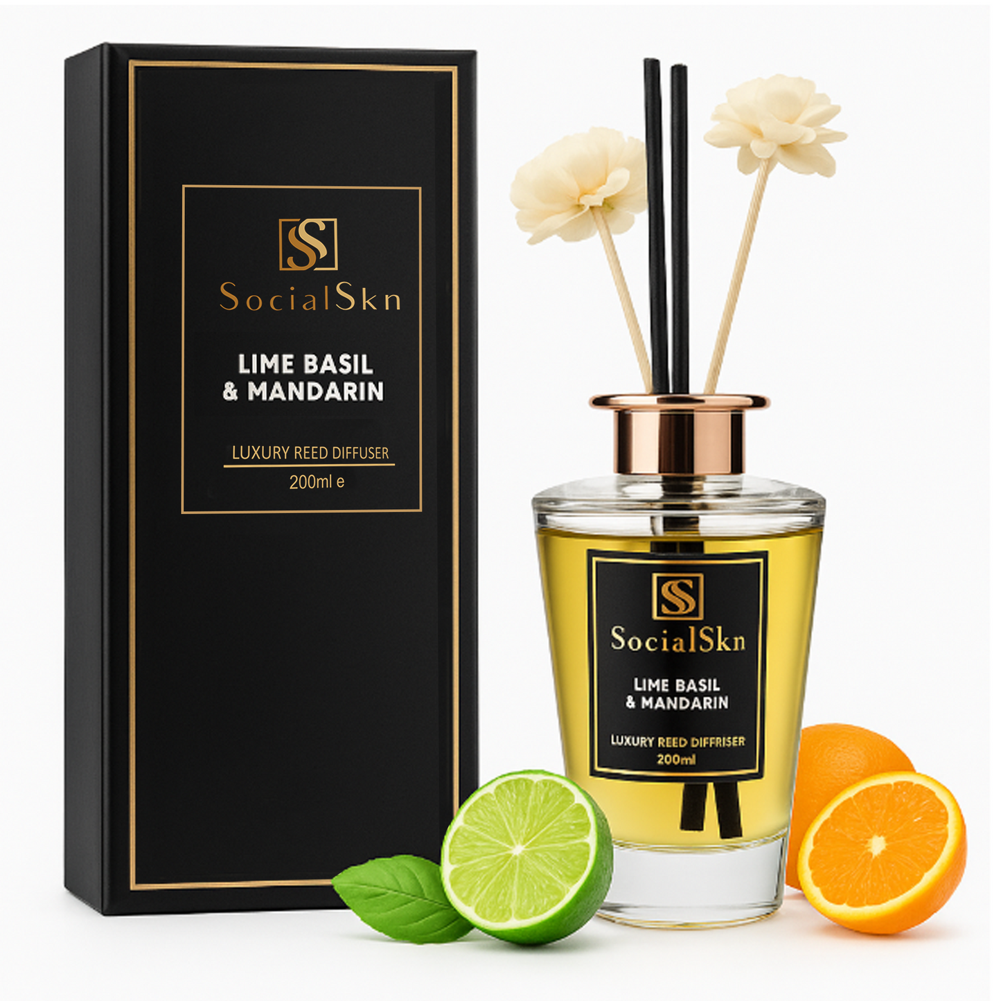 Lime Basil and Mandarin - Inspired By Jo Malone Reed Diffuser