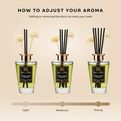 Orange Jasmine & Bergamot - Inspired by Prada Paradoxe Reed Diffuser