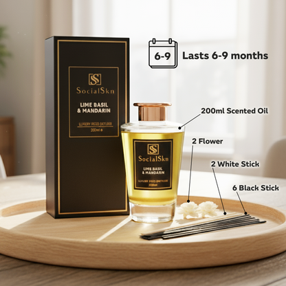 Lime Basil and Mandarin - Inspired By Jo Malone Reed Diffuser