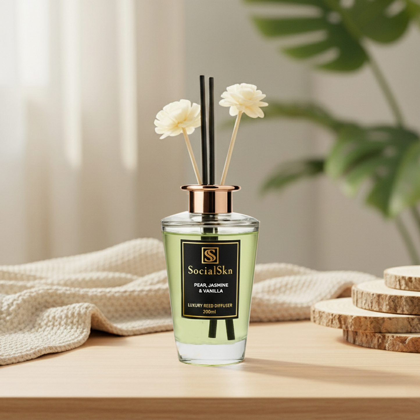 Pear Jasmine & Vanilla - Inspired by Black Opium Reed Diffuser