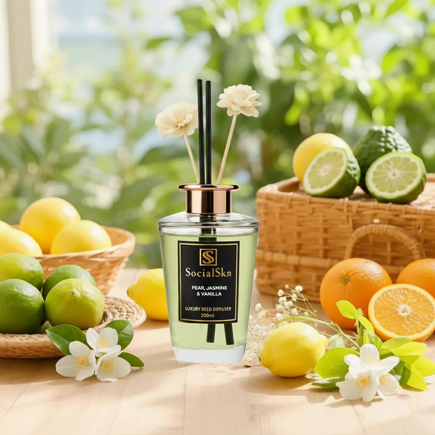 Pear Jasmine & Vanilla - Inspired by Black Opium Reed Diffuser