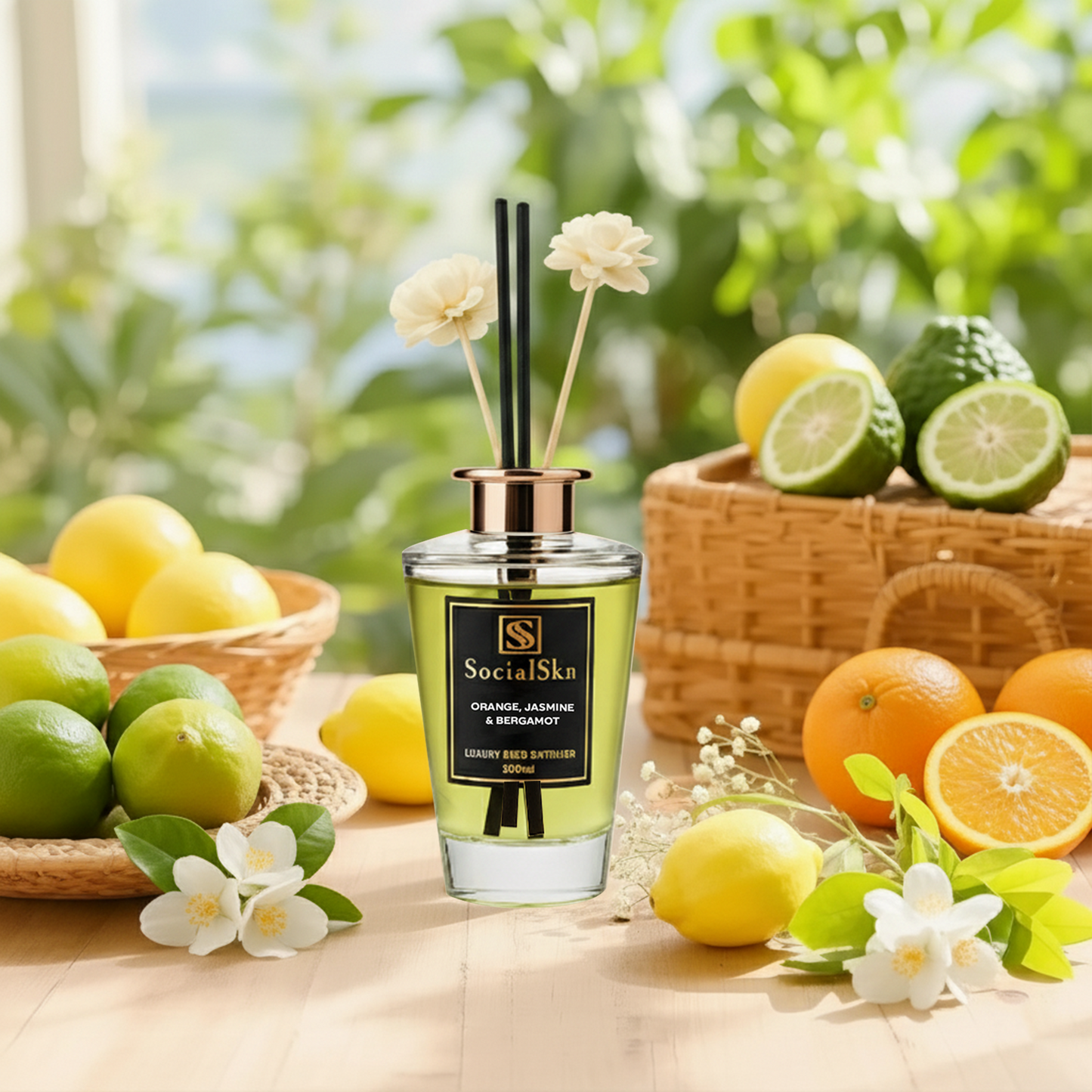 Orange Jasmine & Bergamot - Inspired by Prada Paradoxe Reed Diffuser