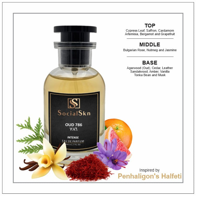 Oud 786 - inspired by Penhaligon's Halfeti