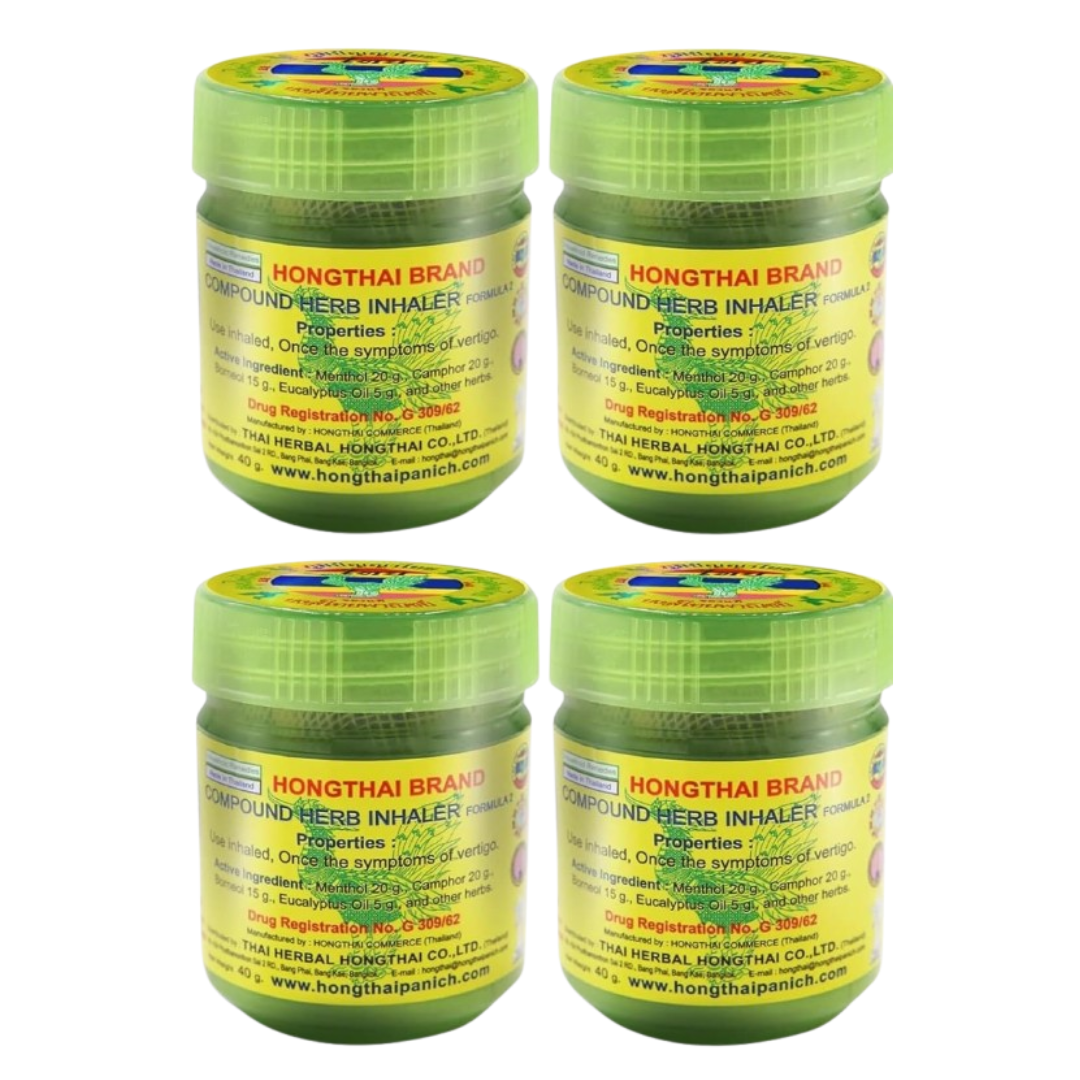 Hong Thai (Traditional Thai Herbal Inhaler) x4