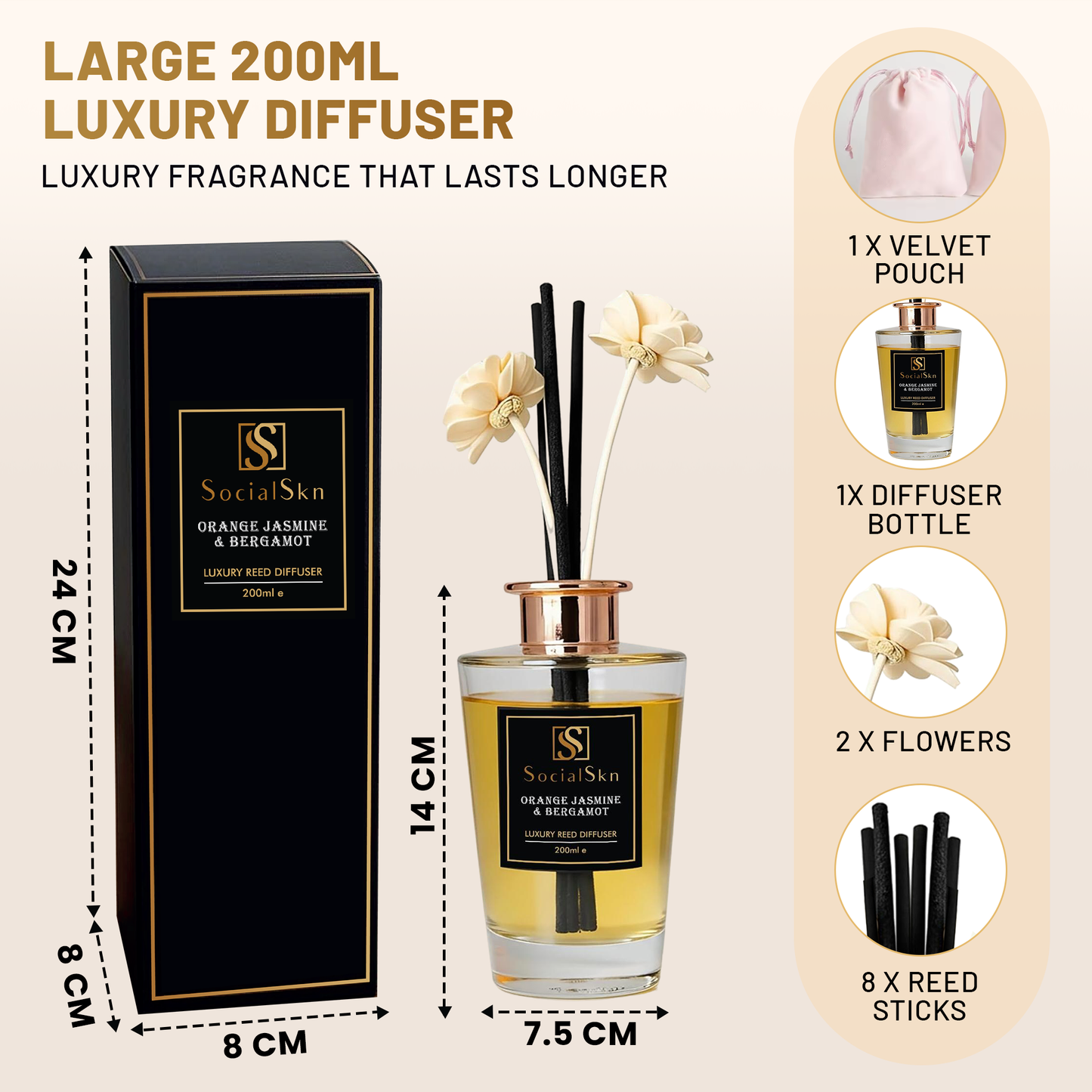 Lime Basil and Mandarin - Inspired By Jo Malone Reed Diffuser